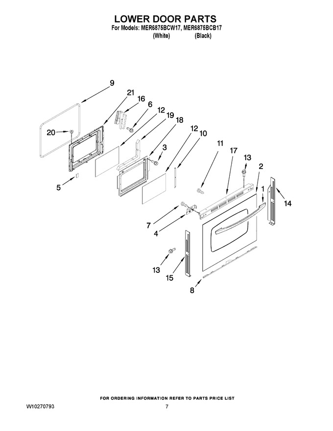 Diagram for MER6875BCW17