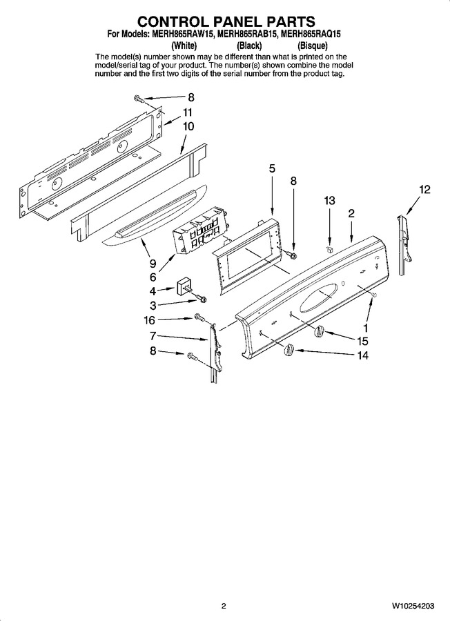 Diagram for MERH865RAQ15