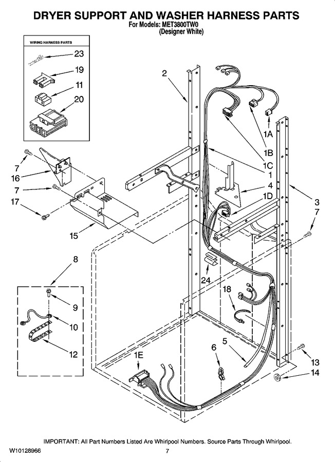 Diagram for MET3800TW0