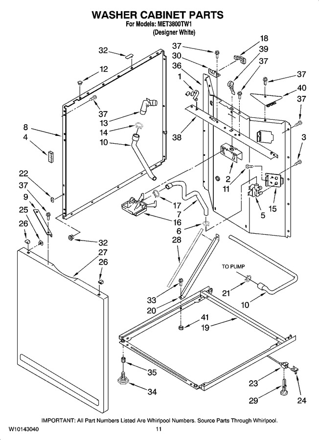 Diagram for MET3800TW1