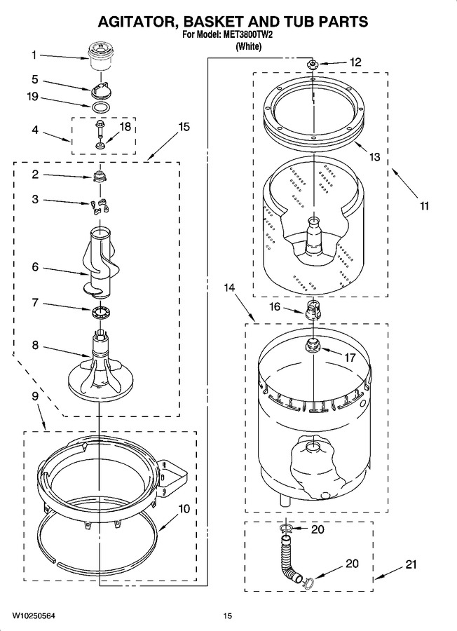 Diagram for MET3800TW2