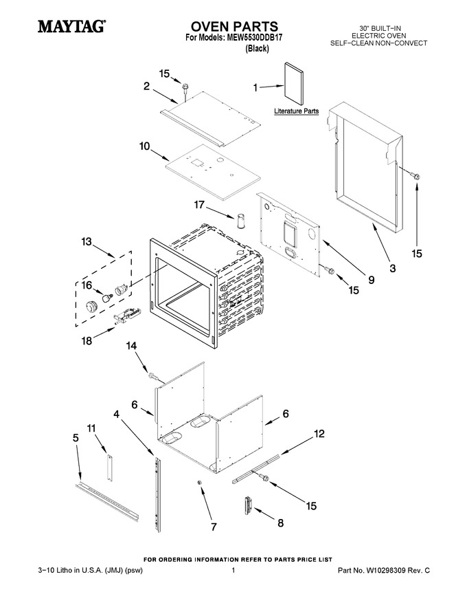 Diagram for MEW5530DDB17