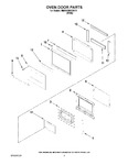 Diagram for 02 - Oven Door Parts