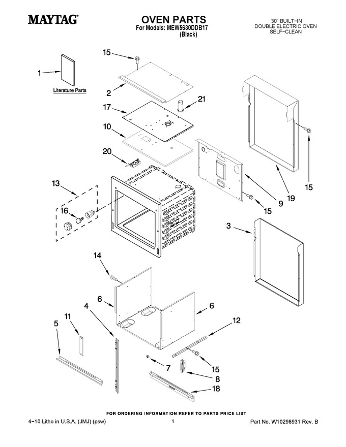 Diagram for MEW5630DDB17