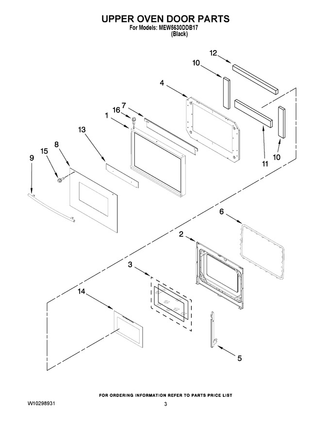 Diagram for MEW5630DDB17