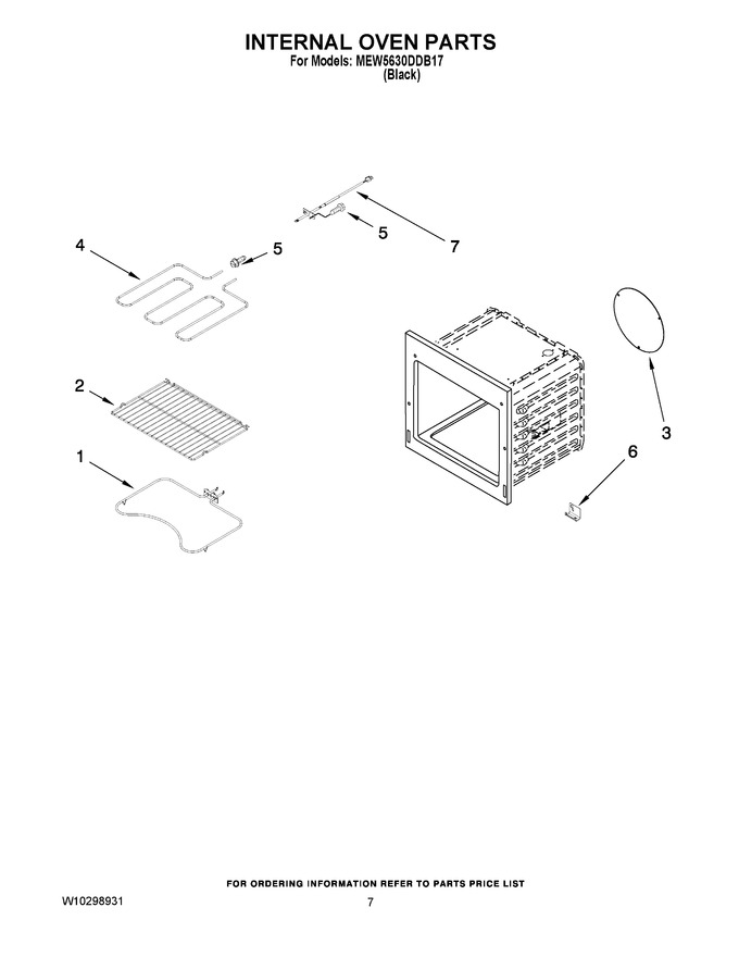 Diagram for MEW5630DDB17