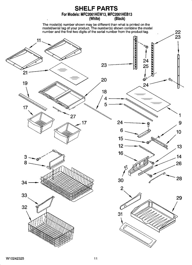 Diagram for MFC2061HEW13