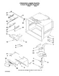 Diagram for 02 - Freezer Liner Parts