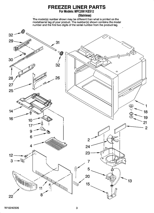 Diagram for MFC2061KES12