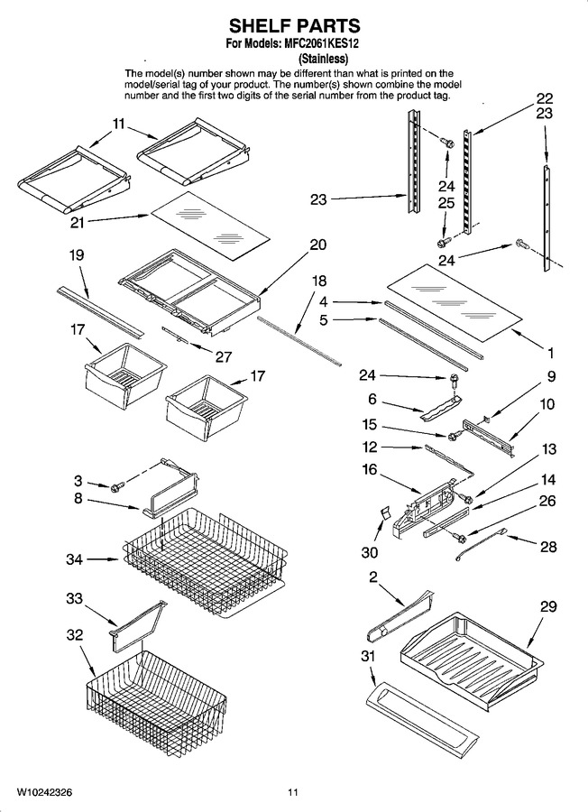 Diagram for MFC2061KES12