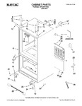 Diagram for 01 - Cabinet Parts