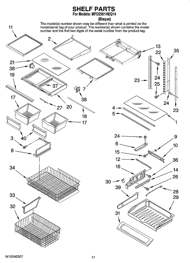 Diagram for MFD2561HEQ14