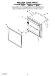 Diagram for 07 - Freezer Door Parts