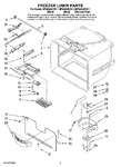 Diagram for 02 - Freezer Liner Parts