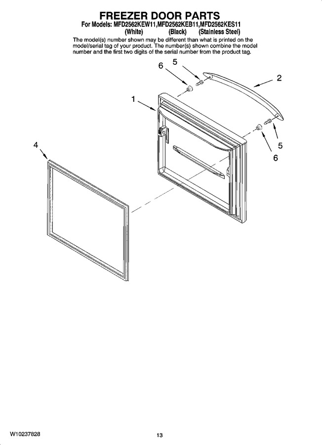 Diagram for MFD2562KEW11