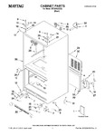 Diagram for 01 - Cabinet Parts