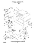 Diagram for 02 - Freezer Liner Parts