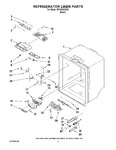 Diagram for 03 - Refrigerator Liner Parts