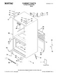 Diagram for 01 - Cabinet Parts