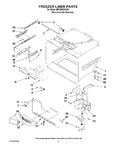 Diagram for 02 - Freezer Liner Parts