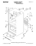 Diagram for 01 - Cabinet Parts