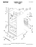 Diagram for 01 - Cabinet Parts