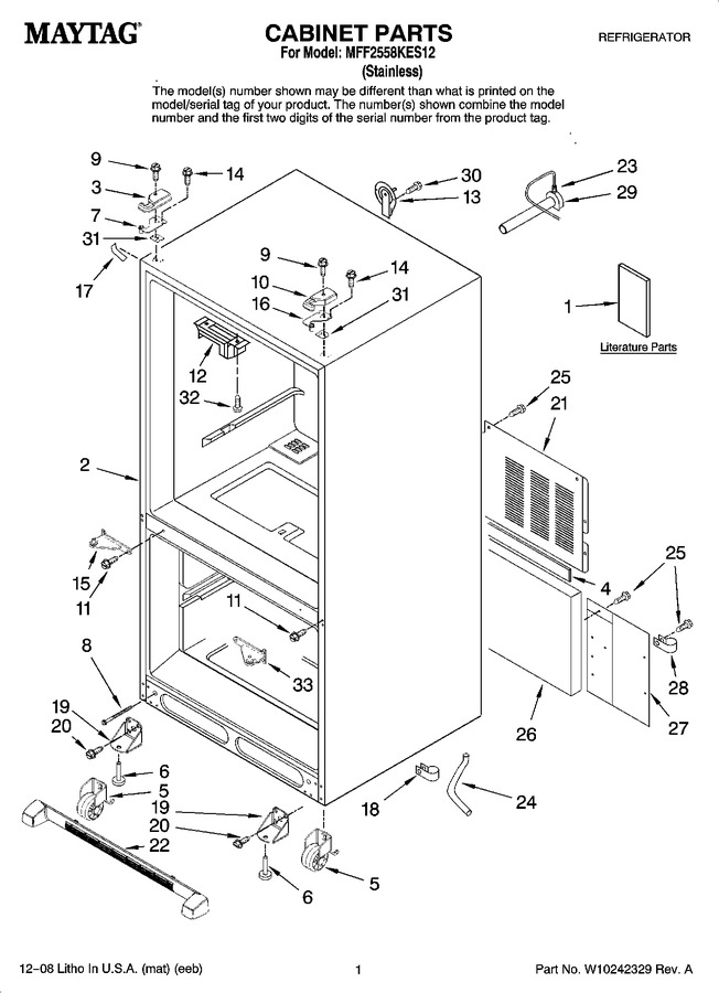 Diagram for MFF2558KES12