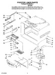 Diagram for 02 - Freezer Liner Parts