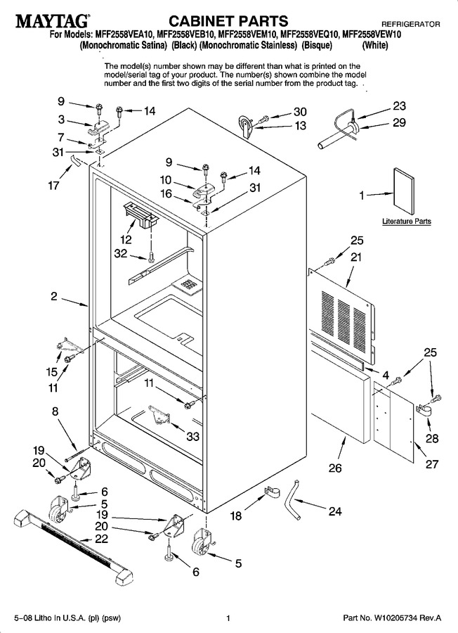 Diagram for MFF2558VEB10