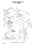 Diagram for 02 - Freezer Liner Parts