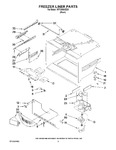 Diagram for 02 - Freezer Liner Parts