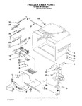 Diagram for 02 - Freezer Liner Parts