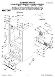 Diagram for 01 - Cabinet Parts