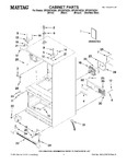 Diagram for 01 - Cabinet Parts