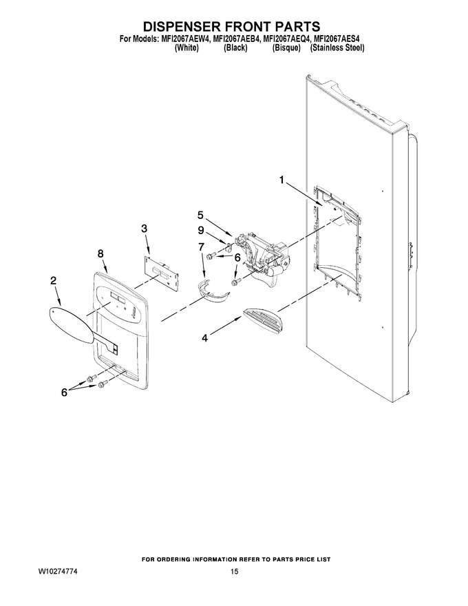 Diagram for MFI2067AEW4