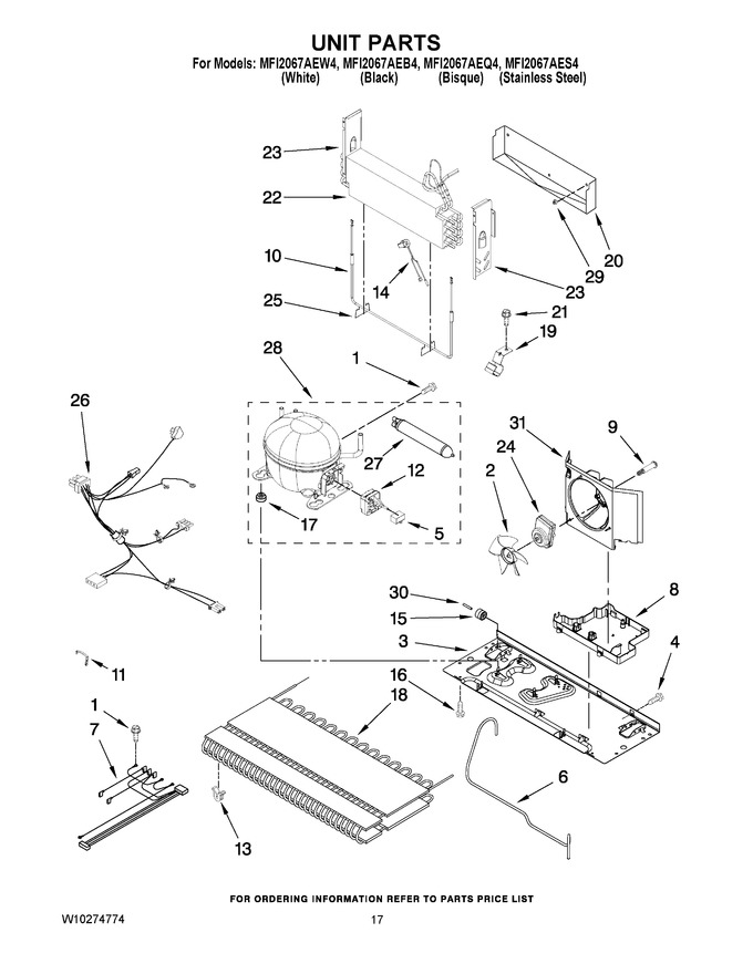 Diagram for MFI2067AEW4