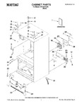 Diagram for 01 - Cabinet Parts