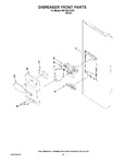 Diagram for 08 - Dispenser Front Parts