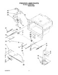 Diagram for 06 - Freezer Liner Parts