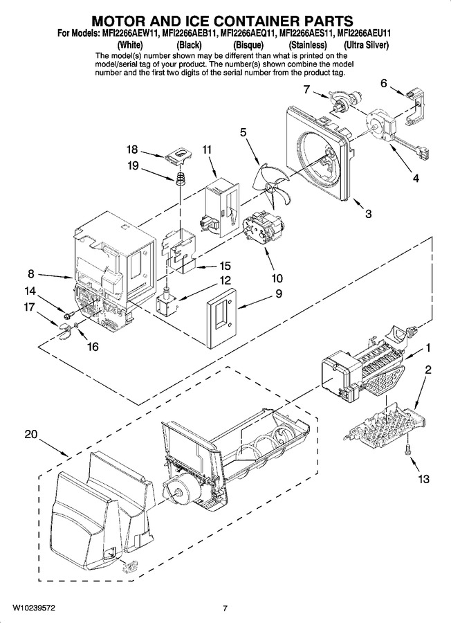 Diagram for MFI2266AEW11