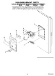 Diagram for 07 - Dispenser Front Parts