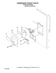 Diagram for 08 - Dispenser Front Parts