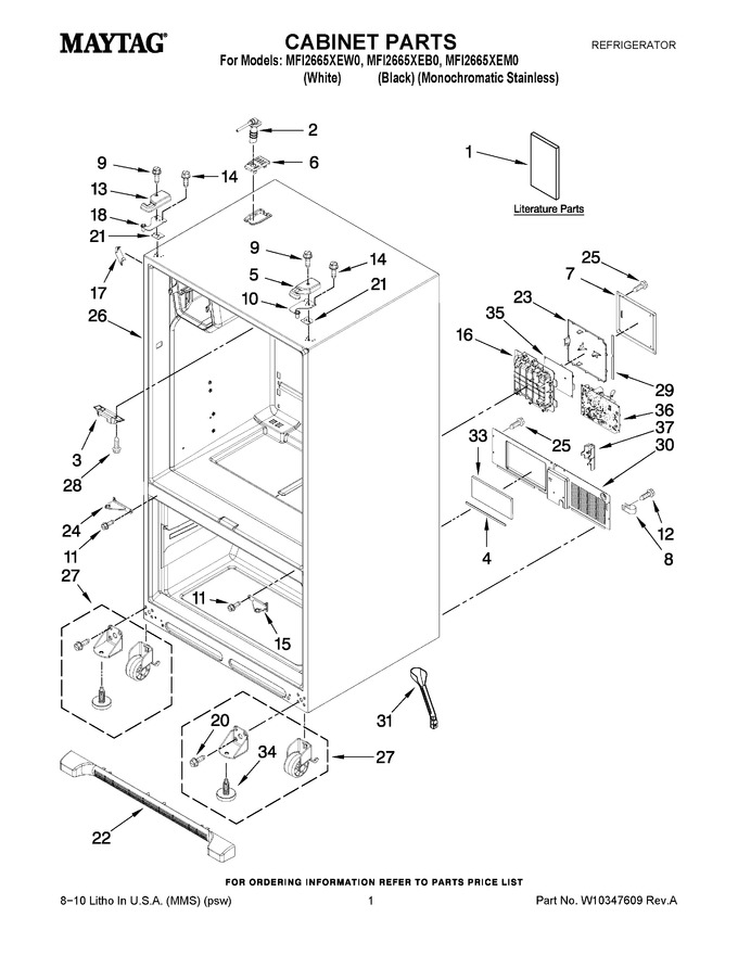 Diagram for MFI2665XEW0