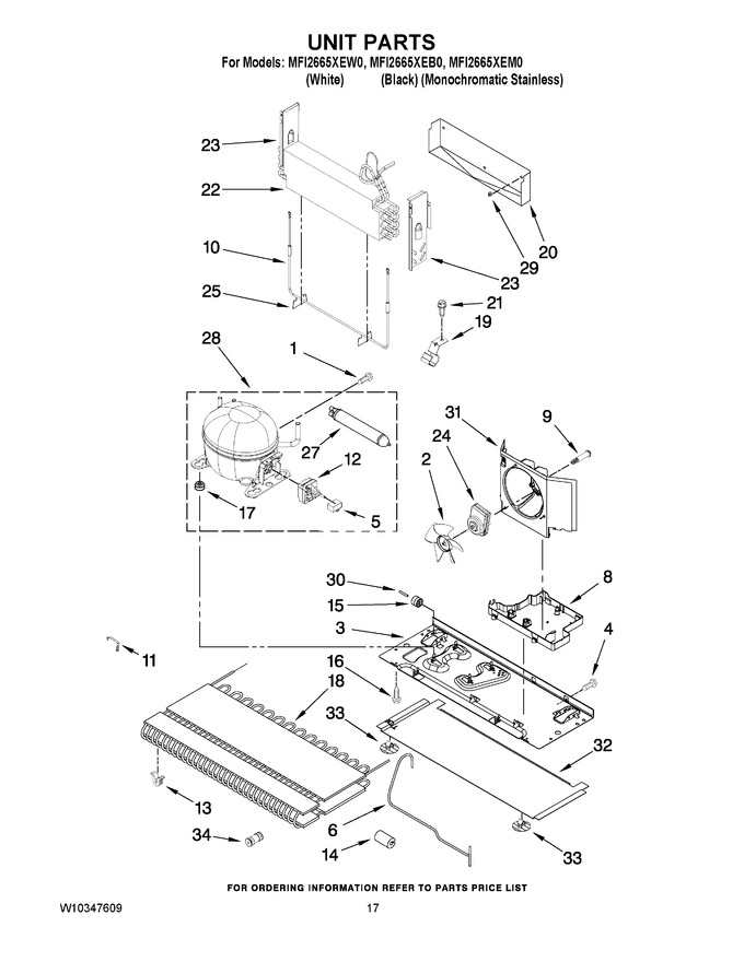 Diagram for MFI2665XEW0