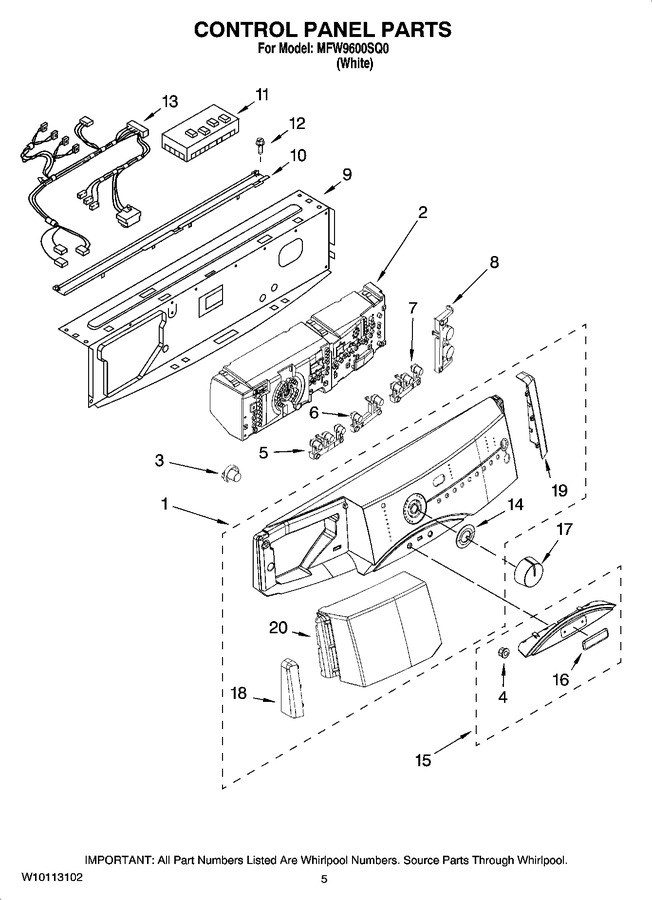 Diagram for MFW9600SQ0