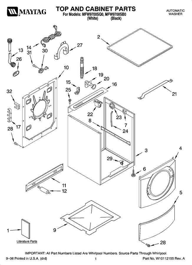 Diagram for MFW9700SQ0