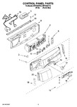 Diagram for 03 - Control Panel Parts