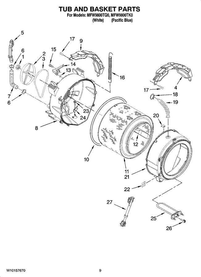 Diagram for MFW9800TK0