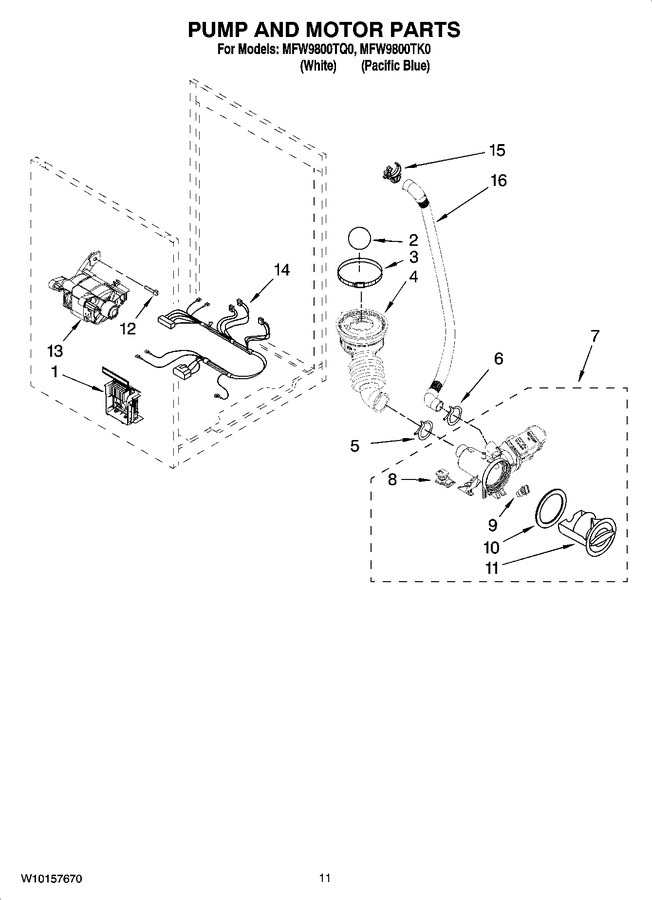 Diagram for MFW9800TK0