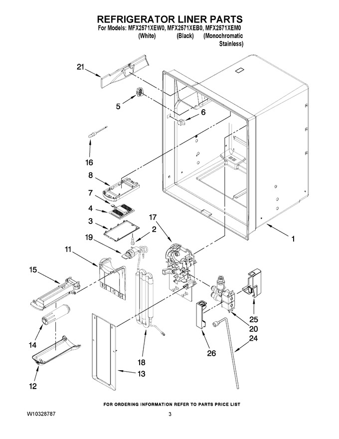 Diagram for MFX2571XEW0